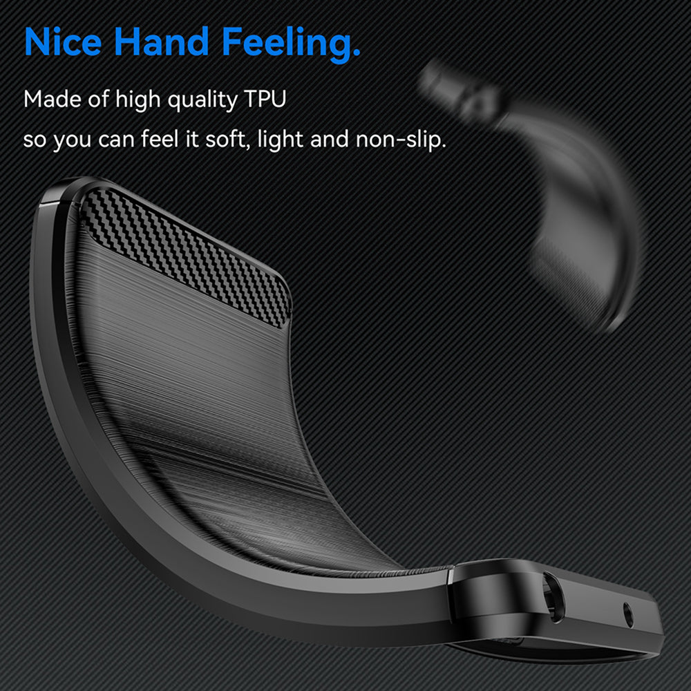 Hülle für Samsung Galaxy S26, Techsuit, Carbon, Schwarz