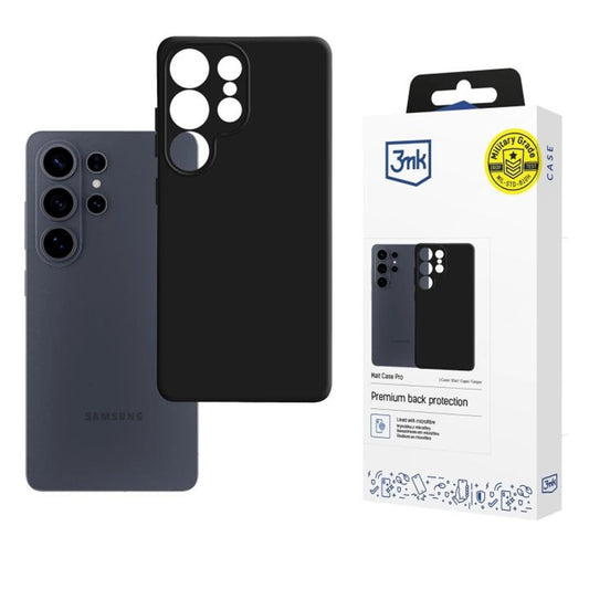 Étui pour Samsung Galaxy S26 Ultra, 3MK, Pro, Noir Mat