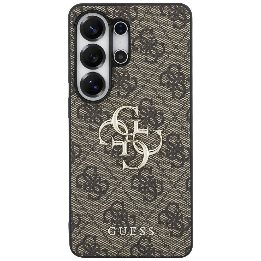 Étui pour Samsung Galaxy S26 Ultra S948, Guess, 4G Big Logo, Marron