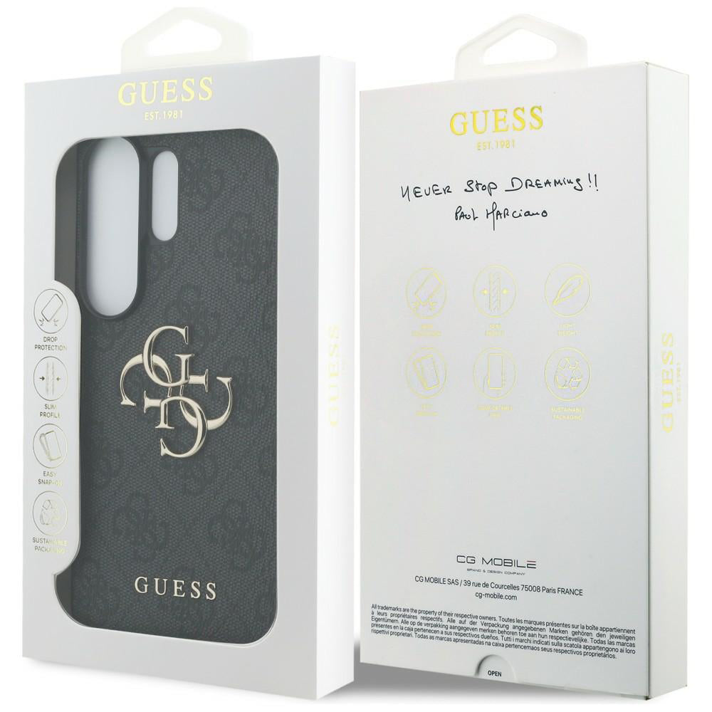 Étui pour Samsung Galaxy S26 Ultra S948, Guess, 4G Big Logo, Noir