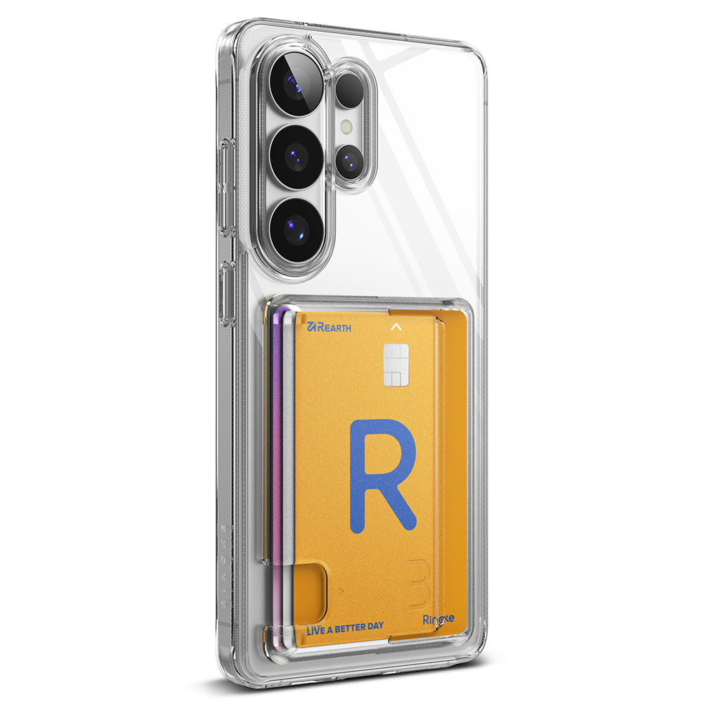 Étui pour Samsung Galaxy S26 Ultra S948, Ringke, Fusion Card, Transparent