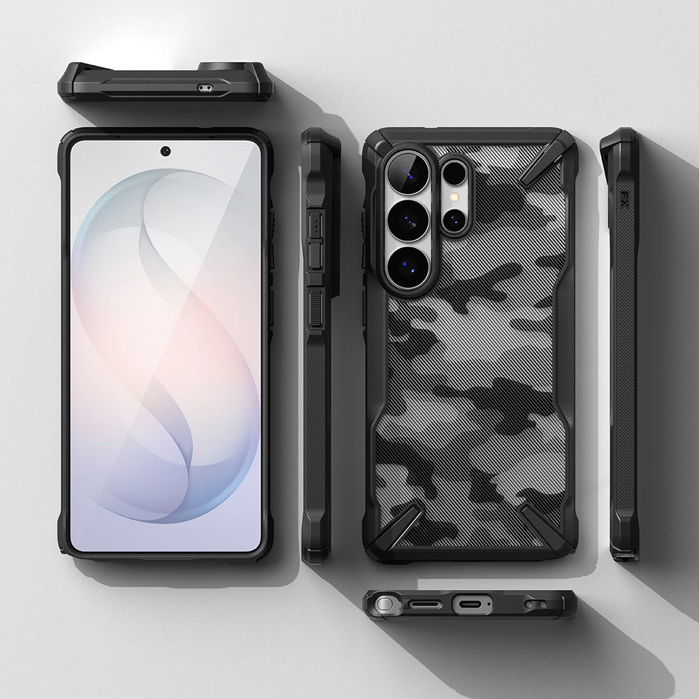 Étui pour Samsung Galaxy S26 Ultra, Ringke, Fusion X, Camouflage