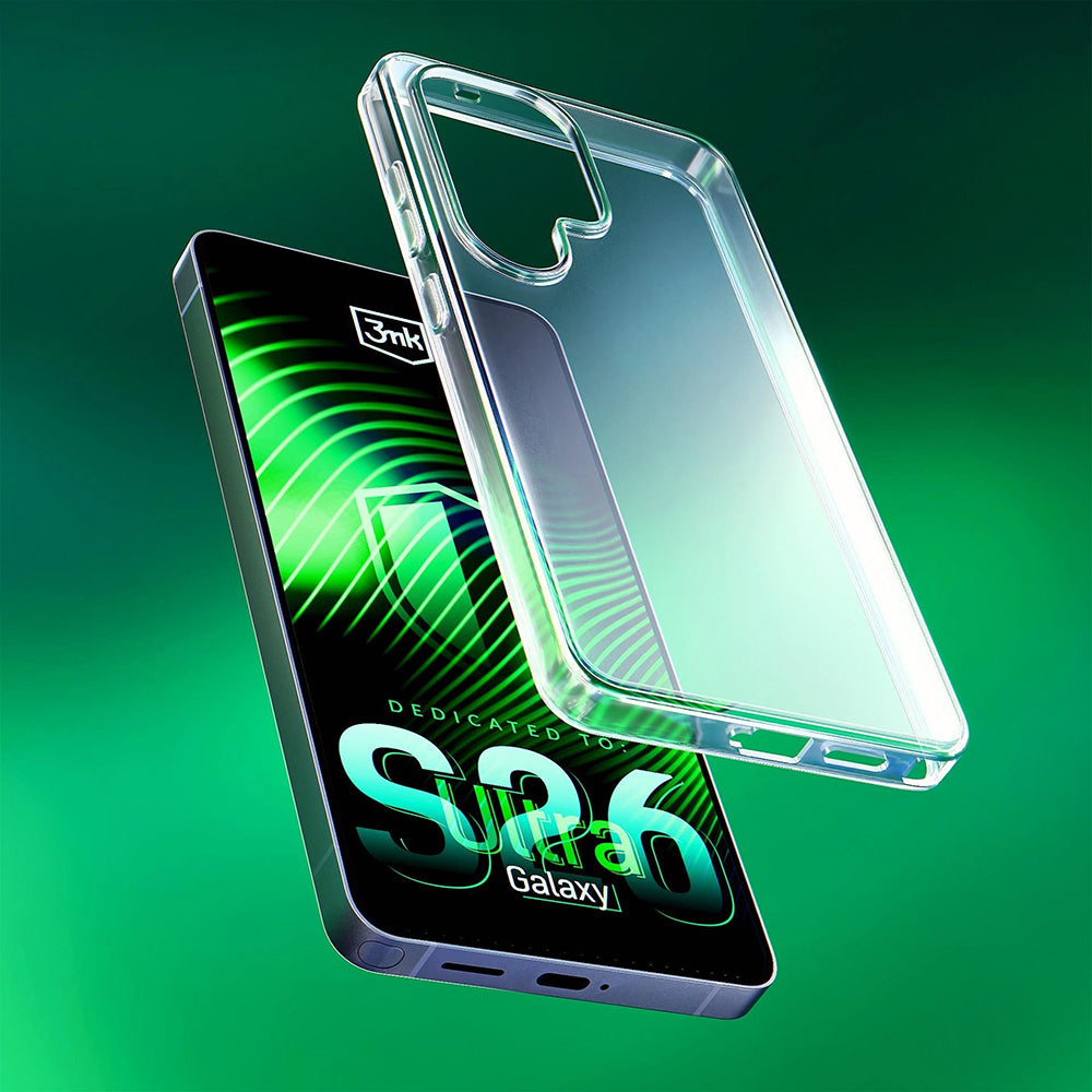 Étui pour Samsung Galaxy S26 Ultra S948, 3MK, Clair, Transparent