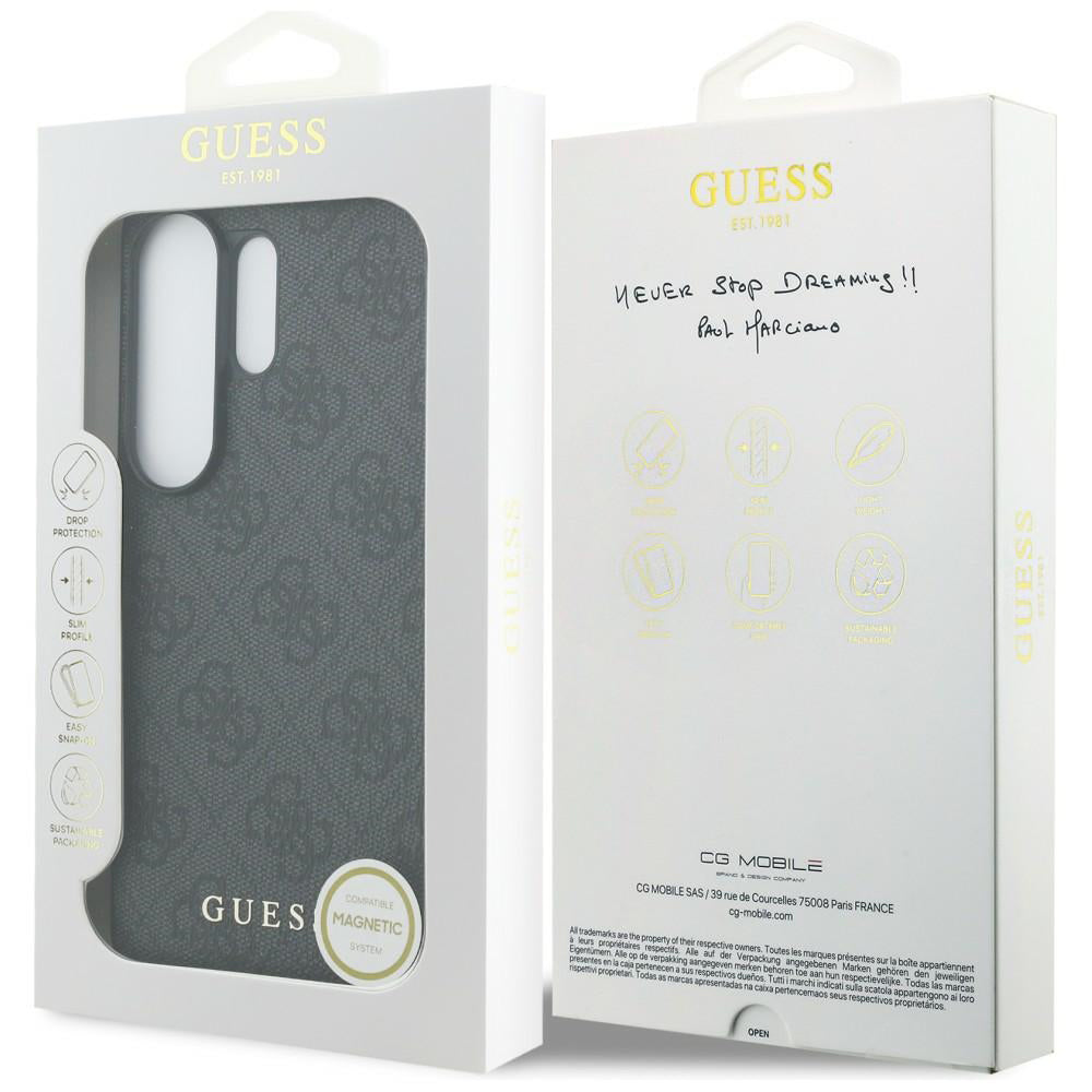 Étui pour Samsung Galaxy S26 Ultra S948, Guess, 4G Classic Logo Charm, Noir