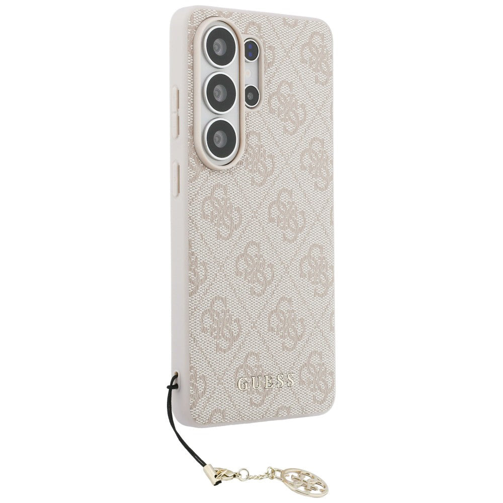 Hülle für Samsung Galaxy S26 Ultra S948, Guess, 4G Classic Logo Charm, Rosa