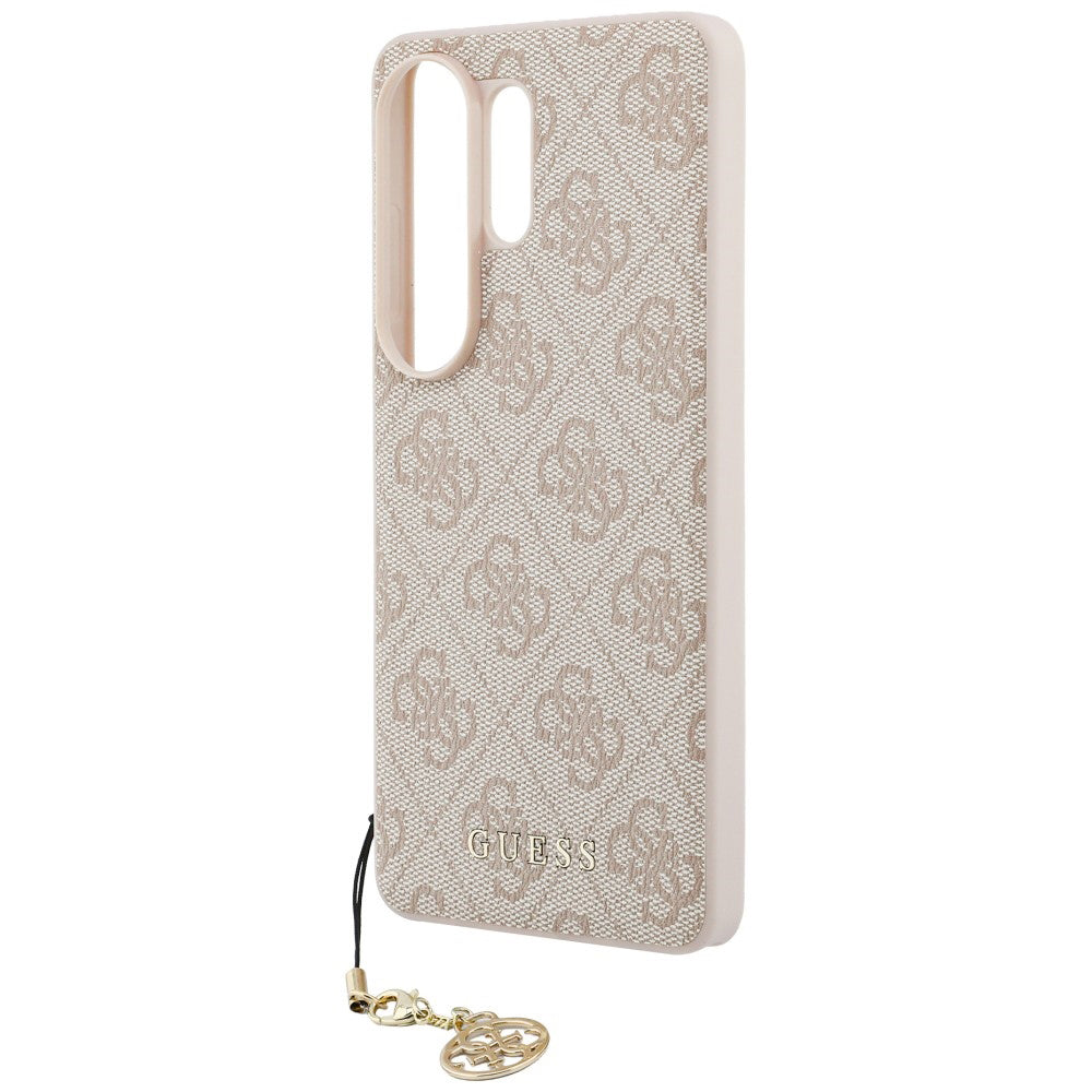 Hülle für Samsung Galaxy S26 Ultra S948, Guess, 4G Classic Logo Charm, Rosa