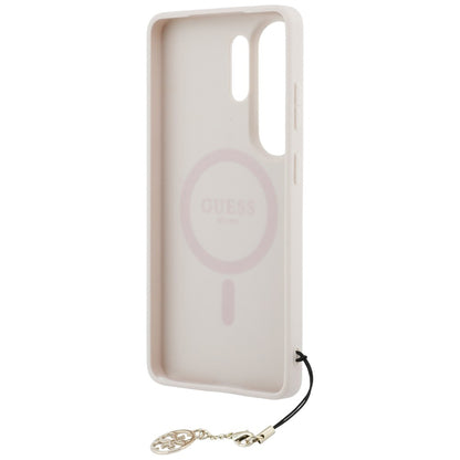 Hülle für Samsung Galaxy S26 Ultra S948, Guess, 4G Classic Logo Charm, Rosa