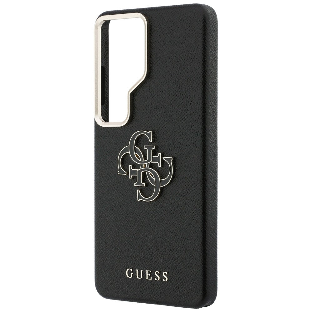 Étui pour Samsung Galaxy S26 Ultra S948, Guess, 4G Grained Big and Classic Logo, Noir