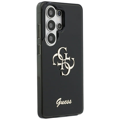 Étui pour Samsung Galaxy S26 Ultra S948, Guess, IML Big Metal 4G Script, Noir