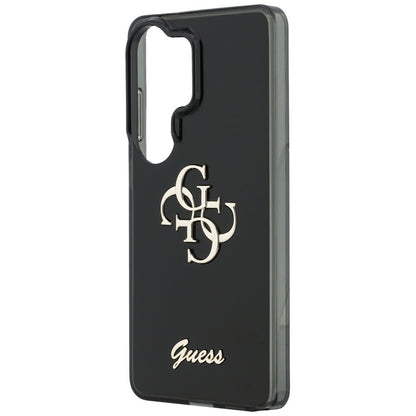 Étui pour Samsung Galaxy S26 Ultra S948, Guess, IML Big Metal 4G Script, Noir