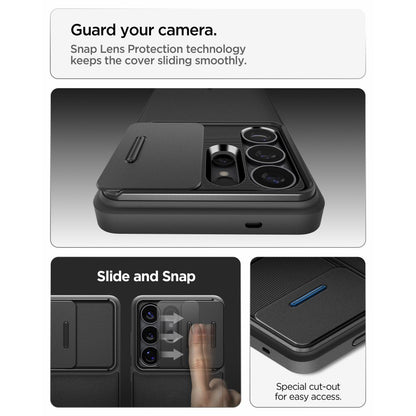 Hülle für Samsung Galaxy S26 Ultra S948, Spigen, Optik Armor, Schwarz ACS10687