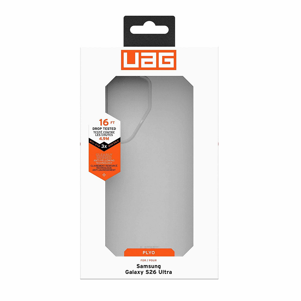 Hülle für Samsung Galaxy S26 Ultra S948, Urban Armor Gear, Plyo, Transparent