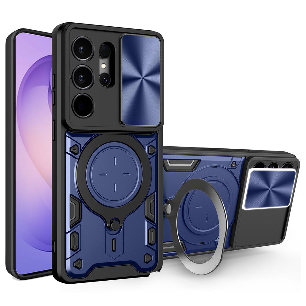 Hülle für Samsung Galaxy S26 Ultra, Techsuit, CamGuard Pro, Blau