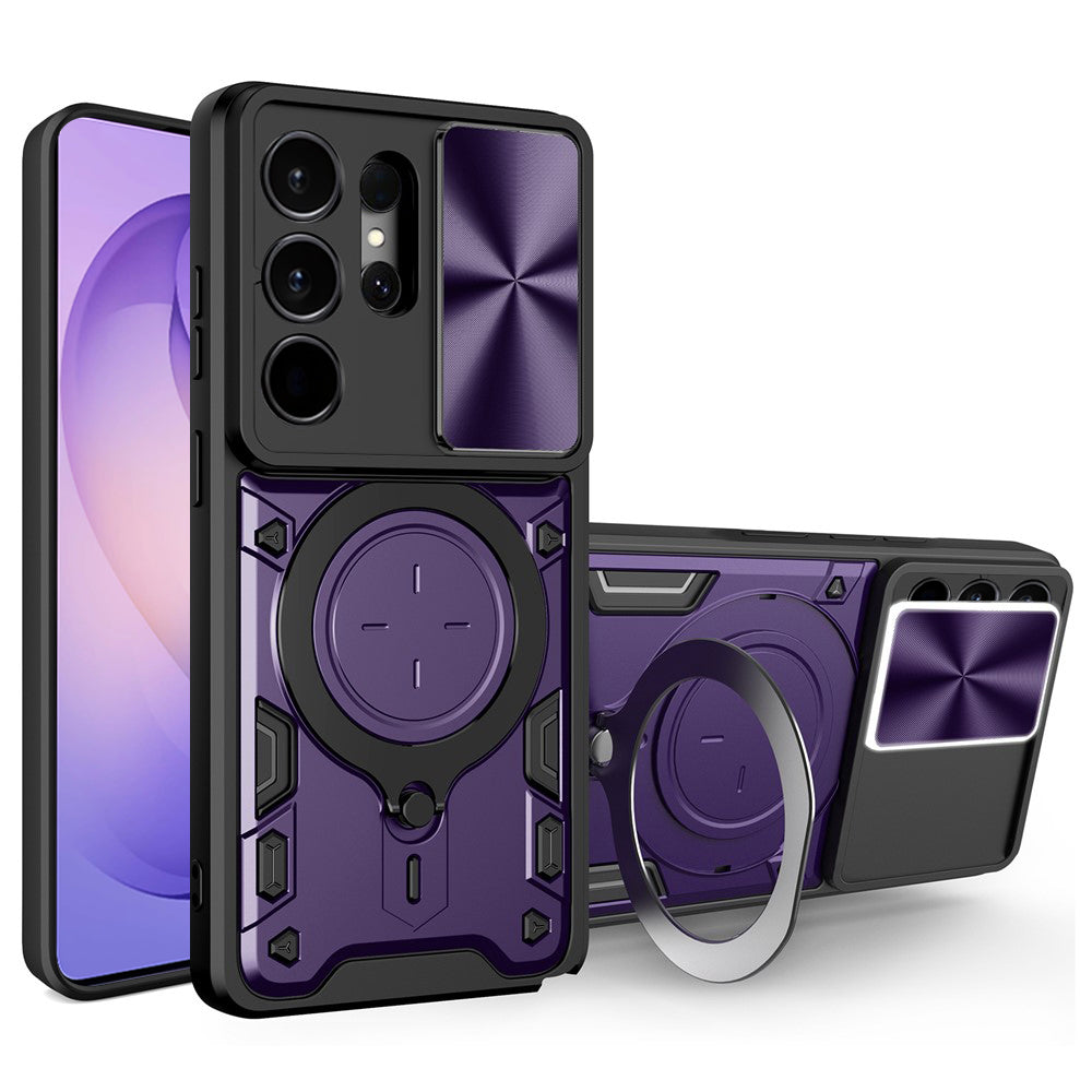 Hülle für Samsung Galaxy S26 Ultra, Techsuit, CamGuard Pro, Lila