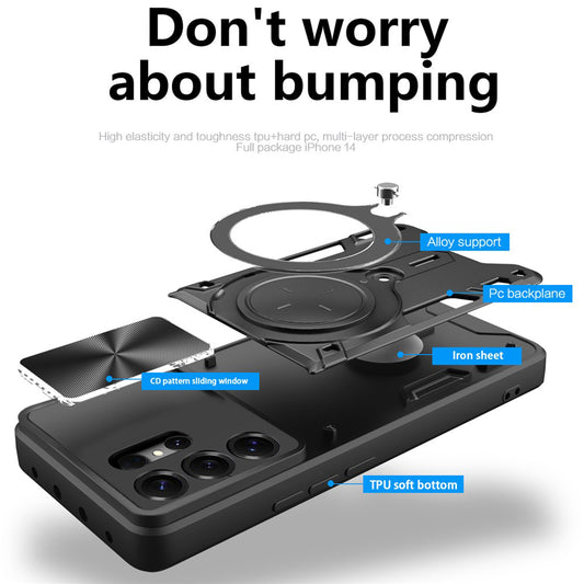 Étui pour Samsung Galaxy S26 Ultra, Techsuit, CamGuard Pro, Rose Doré