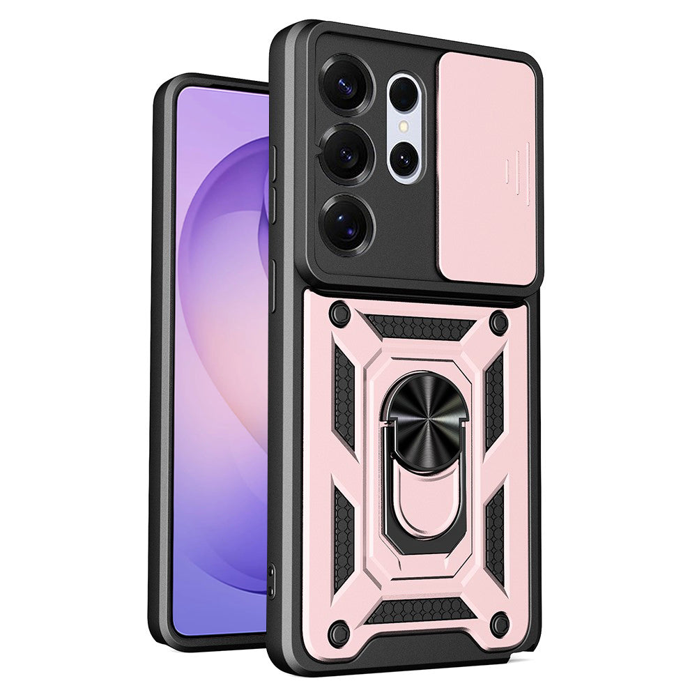 Étui pour Samsung Galaxy S26 Ultra, Techsuit, CamShield, Rose Doré