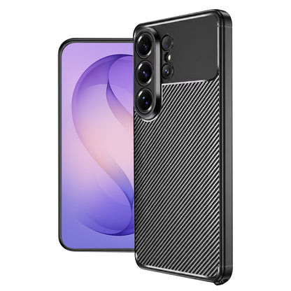 Étui pour Samsung Galaxy S26 Ultra S948, Techsuit, CarbonFiber, Noir