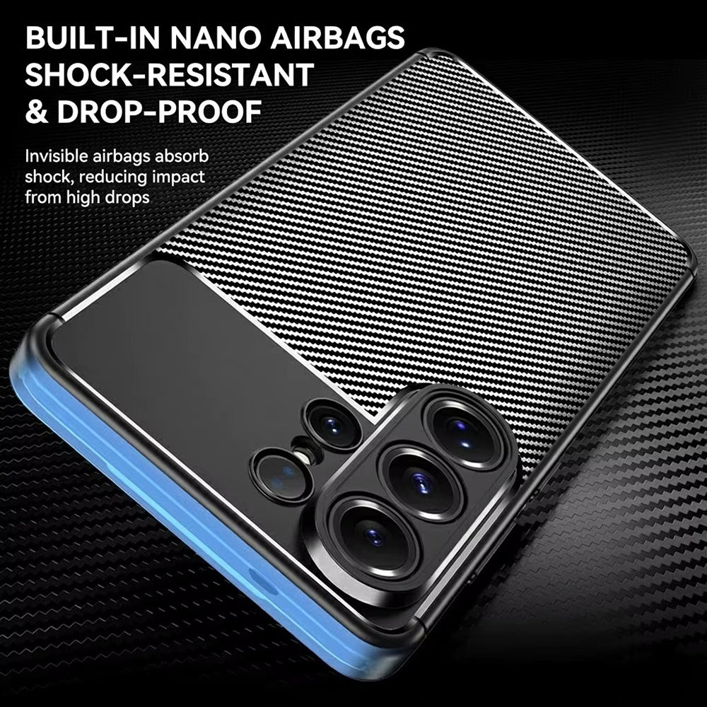 Étui pour Samsung Galaxy S26 Ultra S948, Techsuit, CarbonFiber, Noir