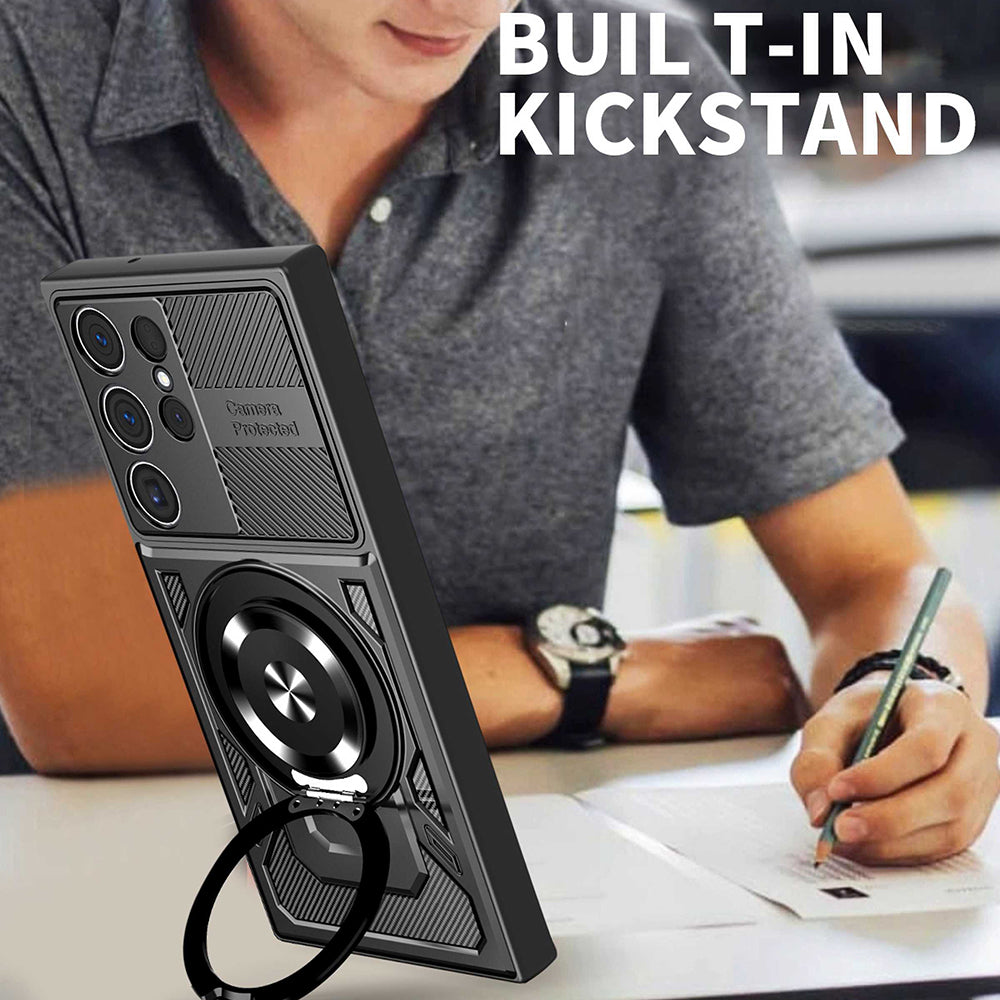 Hülle für Samsung Galaxy S26 Ultra, Techsuit, RuggedCam, Blau