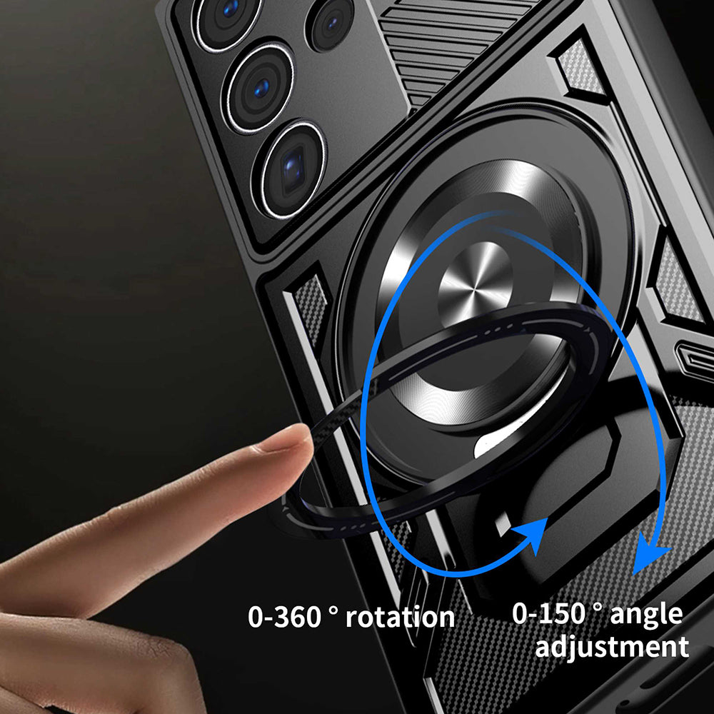 Case for Samsung Galaxy S26 Ultra, Techsuit, RuggedCam, Black