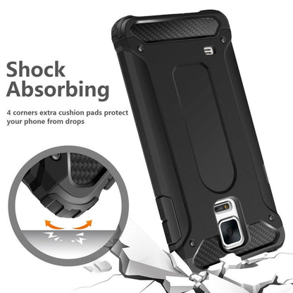Coque pour Samsung Galaxy S5 G900, Techsuit, Hybrid Armor, Noire
