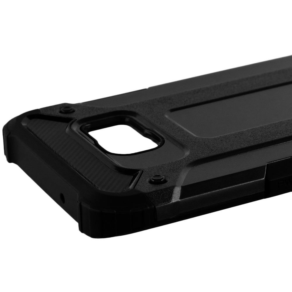 Coque pour Samsung Galaxy S7 edge G935, Techsuit, Hybrid Armor, Noire