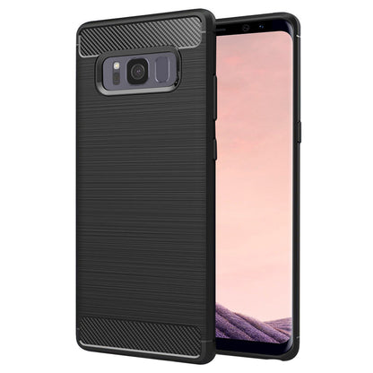 Coque pour Samsung Galaxy S8+ G955, Techsuit, Carbone, Noire