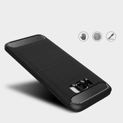Coque pour Samsung Galaxy S8+ G955, Techsuit, Carbone, Noire