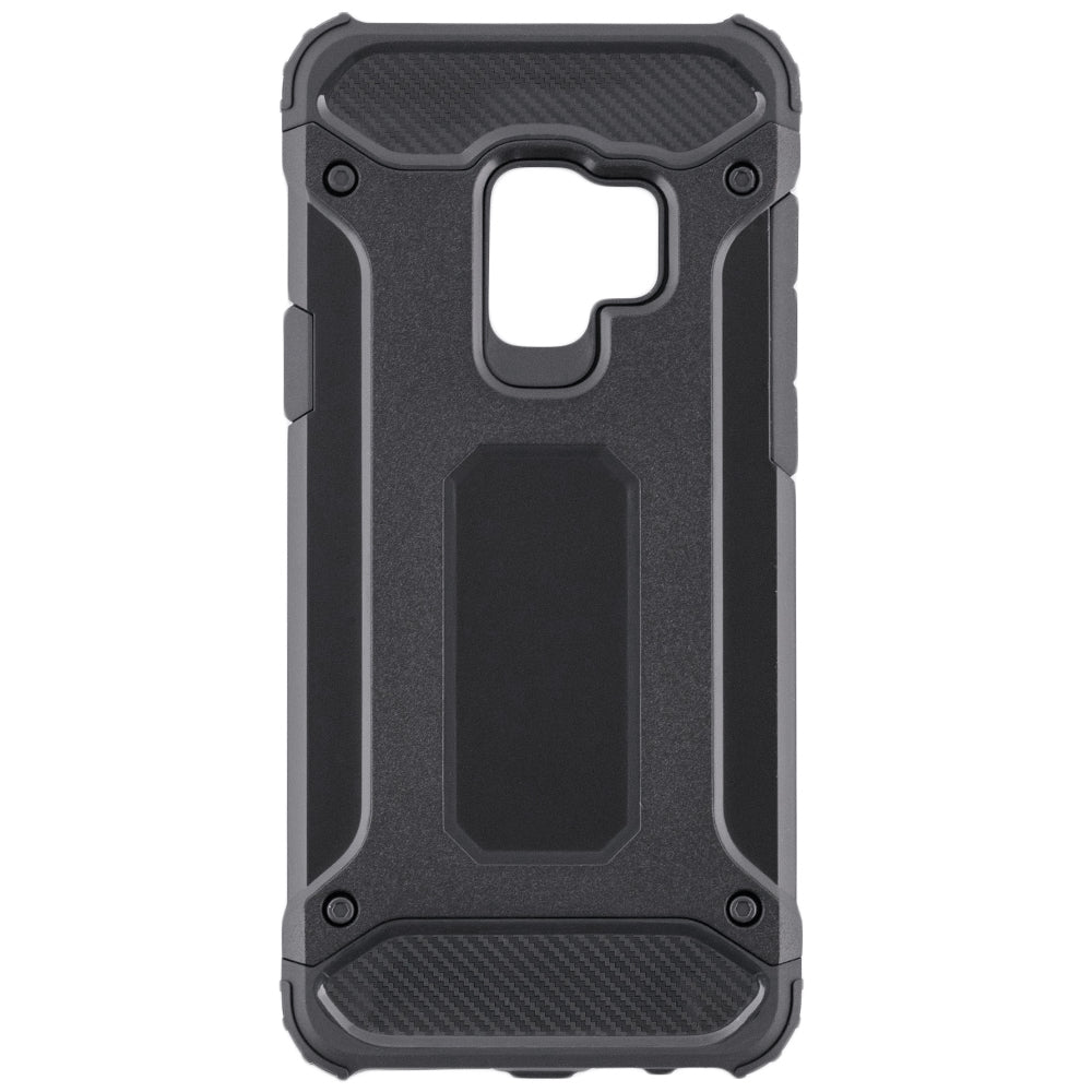 Coque pour Samsung Galaxy S9 G960, Techsuit, Hybrid Armor, Noire