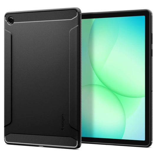 Étui pour Samsung Galaxy Tab A11+, Spigen, Rugged Armor, Noir Mat