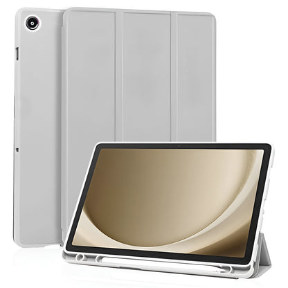 Hülle für Samsung Galaxy Tab A11+ / Tab A9+, Techsuit, Flex Trifold, Grau