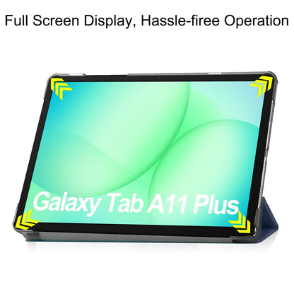 Étui pour Samsung Galaxy Tab A11+ / Tab A9+, Techsuit, FoldPro, Bleu
