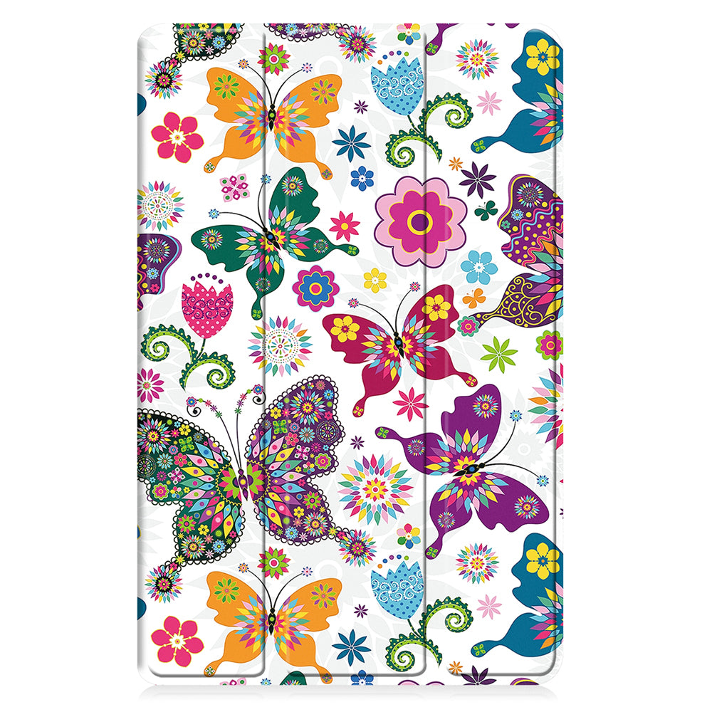 Coque pour Samsung Galaxy Tab A11+ / Tab A9+, Techsuit, FoldPro Butterfly, Multicolore
