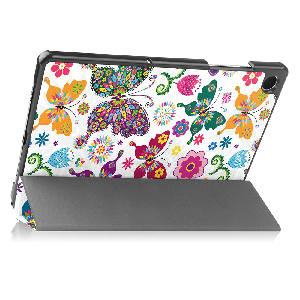 Coque pour Samsung Galaxy Tab A11+ / Tab A9+, Techsuit, FoldPro Butterfly, Multicolore