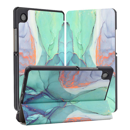Coque pour Samsung Galaxy Tab A11+ / Tab A9+, Techsuit, FoldPro Green Time, Multicolore