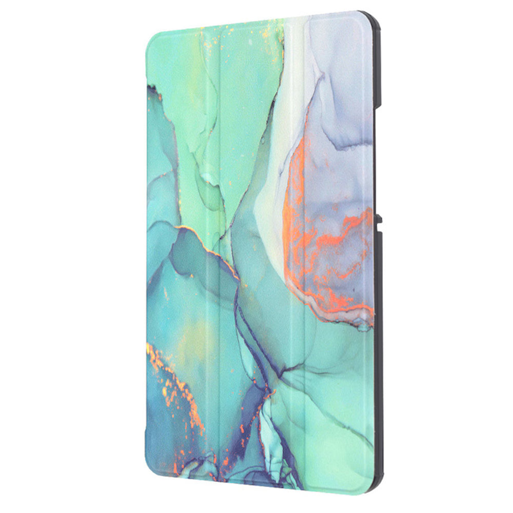 Coque pour Samsung Galaxy Tab A11+ / Tab A9+, Techsuit, FoldPro Green Time, Multicolore
