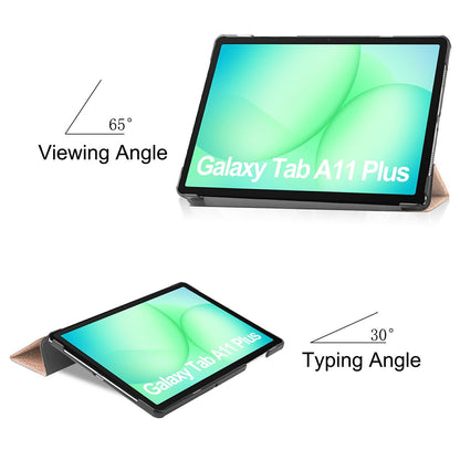 Hülle für Samsung Galaxy Tab A11+ / Tab A9+, Techsuit, FoldPro, Rosa