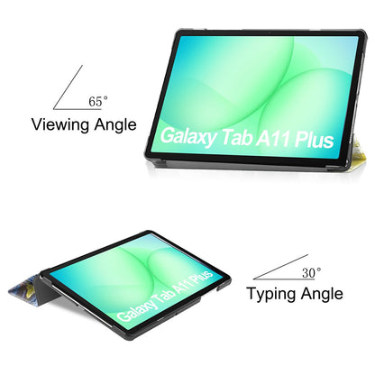 Coque pour Samsung Galaxy Tab A11+ / Tab A9+, Techsuit, FoldPro Starry Night, Multicolore