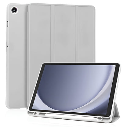 Housse pour Samsung Galaxy Tab A11 / Tab A9, Techsuit, Flex Trifold Nouveau Modèle, Gris