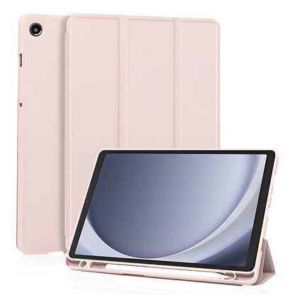 Hülle für Samsung Galaxy Tab A11 / Tab A9, Techsuit, Flex Trifold Neues Modell, Rosa