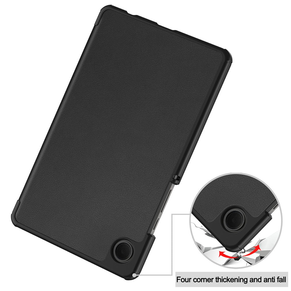 Hülle für Samsung Galaxy Tab A11 / Tab A9, Techsuit, FoldPro Neues Modell, Schwarz