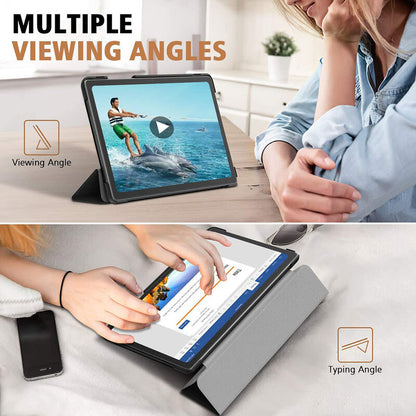 Housse pour Samsung Galaxy Tab A7 Lite, Techsuit, FoldPro, Noire