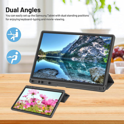 Hülle für Samsung Galaxy Tab A8 10.5 (2021), Techsuit, Flex Trifold, Blau