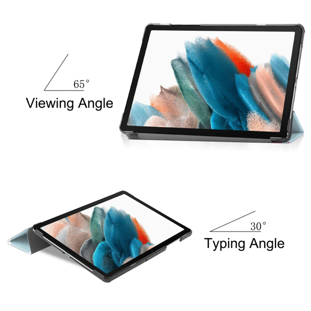 Hülle für Samsung Galaxy Tab A9+, Techsuit, FoldPro Unicorn, Mehrfarbig