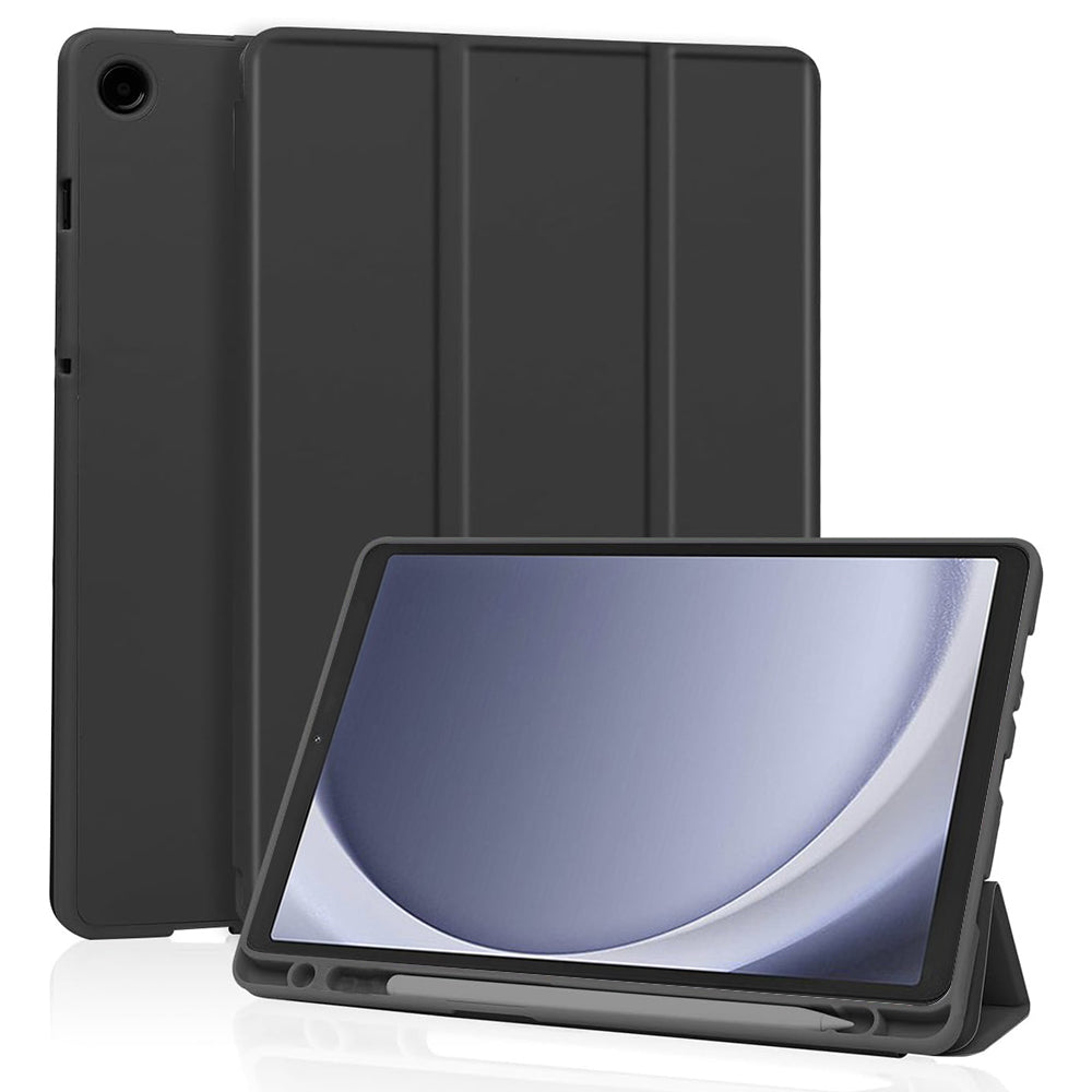Case for Samsung Galaxy Tab A11 / Tab A9, Techsuit, Flex Trifold, Black