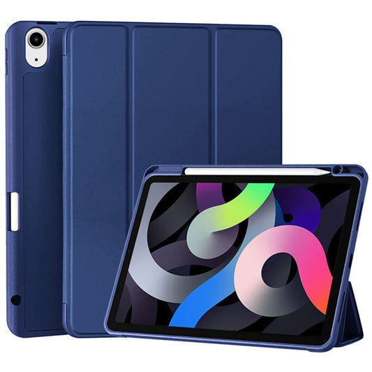 Hülle für Samsung Galaxy Tab S10 FE+, Techsuit, Flex Trifold, Marineblau