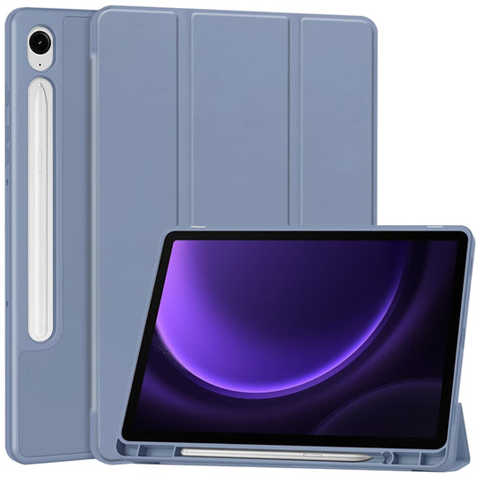 Hülle für Samsung Galaxy Tab S10 FE+, Techsuit, Flex Trifold, Lila