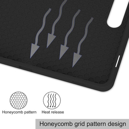 Hülle für Samsung Galaxy Tab S10 FE+, Techsuit, Flex Trifold, Schwarz
