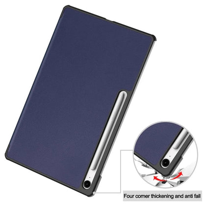 Hülle für Samsung Galaxy Tab S10 FE+, Techsuit, FoldPro, Blau