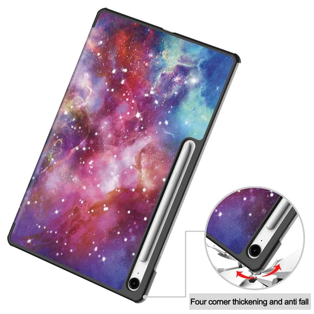 Hülle für Samsung Galaxy Tab S10 FE+, Techsuit, FoldPro Galaxy, Mehrfarbig
